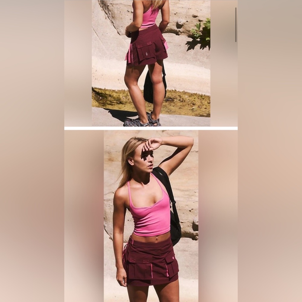 NWOT Free People Great Outdoors Utility Hiking Skort
